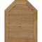Ekena Millwork Octagonal Top Gable Vent Western Red Cedar Gable Vent w/Decorative Face Frame, 18"W x 18"H GVWOT18X1802RDUWR - alternate 2